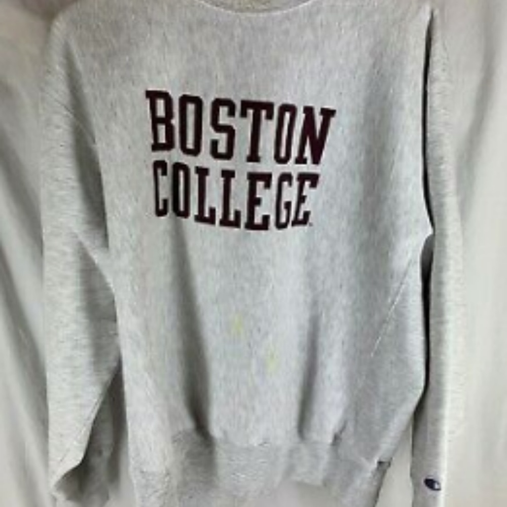 BOSTON COLLEGE reverse weave CHAMPION sweatshirt